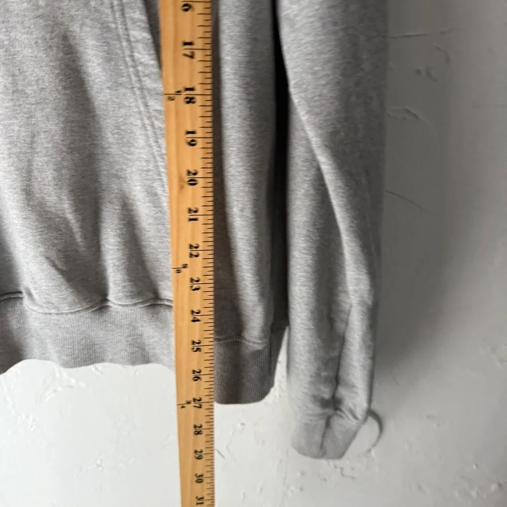 True Religion‎ Mens Grey Hoodie Sweatshirt XL Pullover Spell Out Graphic Logo